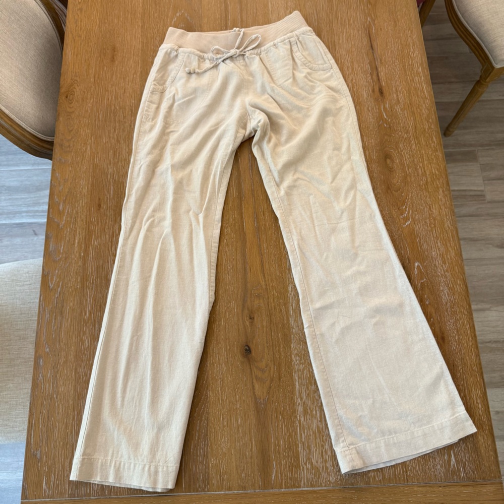 Love Tree Light Tan Pants Linen Blend size M